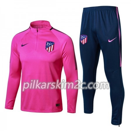 Atlético Madryt Komplet Bluzy Treningowe 2017-18 Różowy